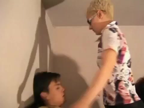 Reverse forced porn with two women